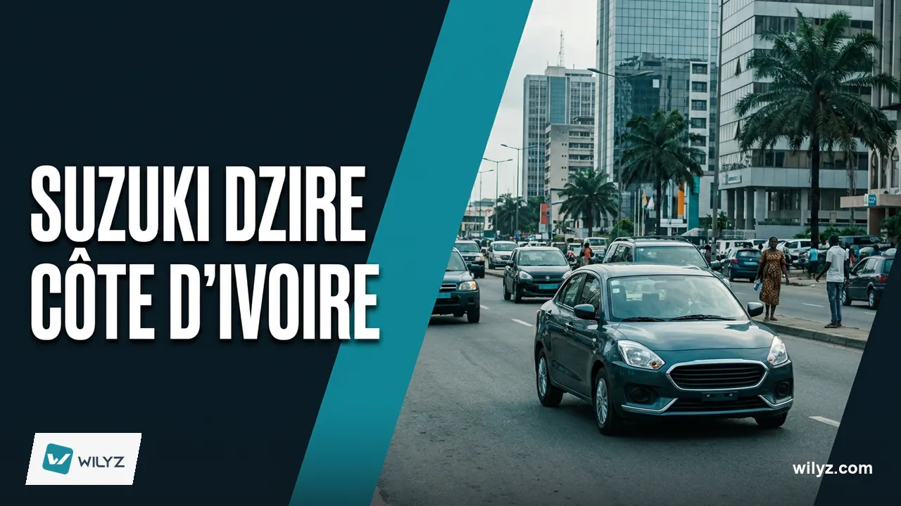 Suzuki Dzire - voiture la plus vendue en Côte d'Ivoire 2025
