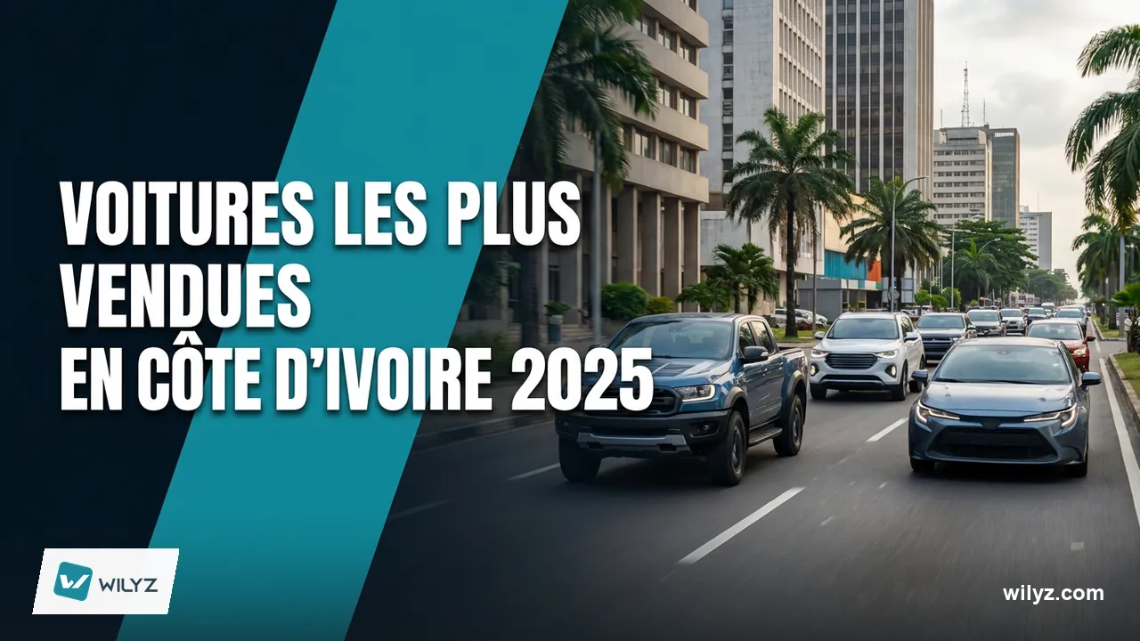 Voitures les plus vendues en Côte d'Ivoire - marché automobile 2025